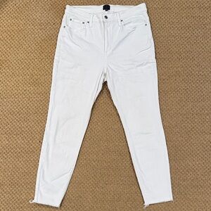 J. Crew Women's White Ankle & Cropped Jeans